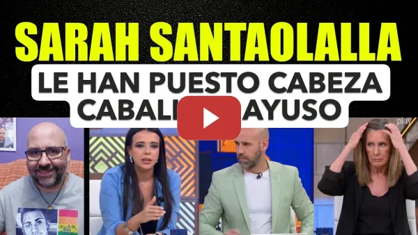 Embedded thumbnail for Sarah Santaolalla, Ayuso ya tiene la cabeza de caballo del PP.