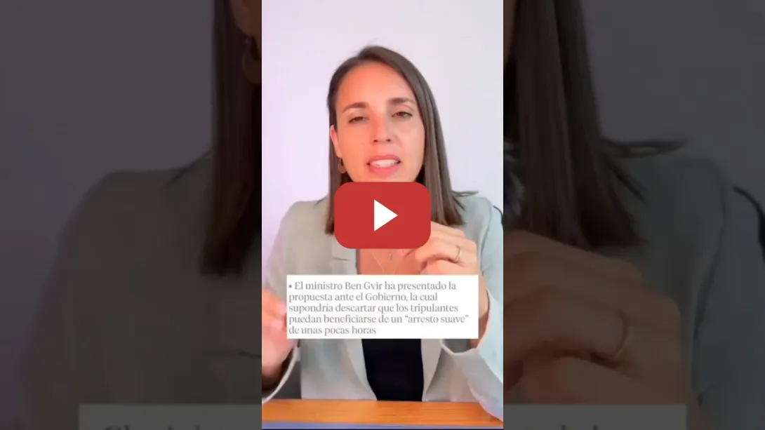 Embedded thumbnail for El estado TERRORISTA Y GENOCIDA de Israel amenaza a la Global Sumud Flotilla #gaza #israel #podemos