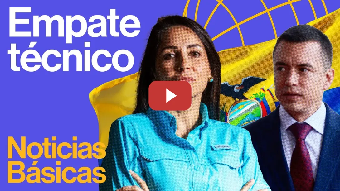 Embedded thumbnail for Gran Fracaso de Daniel Noboa en la primera vuelta de las elecciones de Ecuador | NOTICIAS BÁSICAS