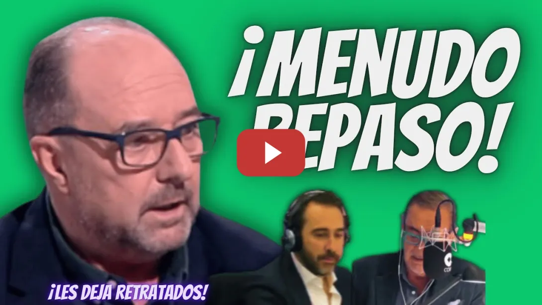 Embedded thumbnail for Jesús Maraña “DESMONTA” la ENTREVISTA de Carlos Herrera a Víctor de Aldama en la COPE