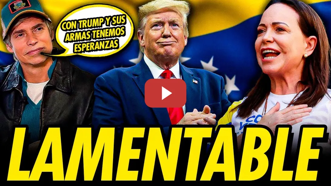 Embedded thumbnail for MACHADO Y CARLOS BAUTE APOYAN LA INTERVENCIÓN DE TRUMP EN VENEZUELA
