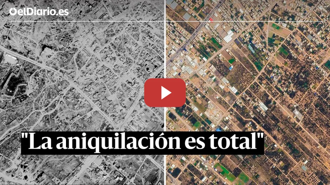 Embedded thumbnail for La DESTRUCCIÓN de GAZA, con imágenes de GOOGLE MAPS: “La aniquilación es total”