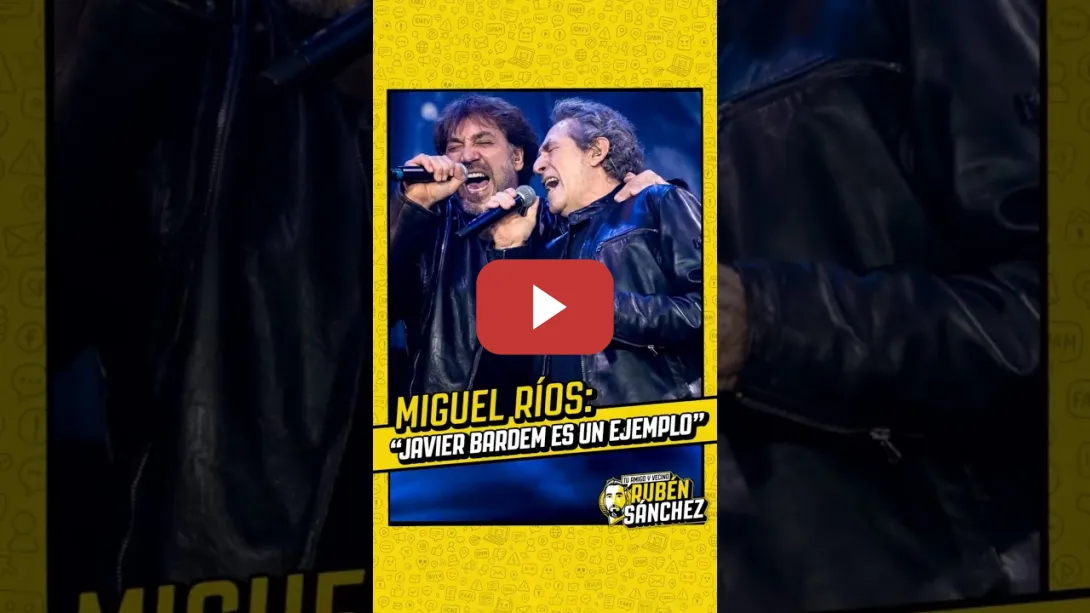 Embedded thumbnail for El faro moral, el espejo en el que debemos mirarnos es JAVIER BARDEM | Entrevisto a Miguel Ríos