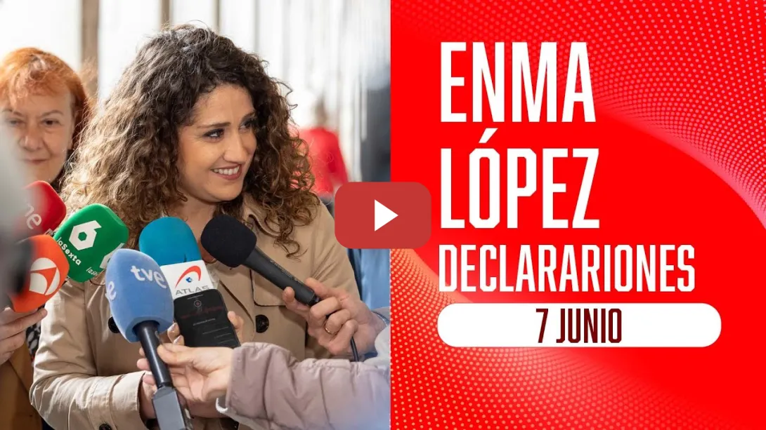 Embedded thumbnail for Declaraciones de Enma López desde Madrid