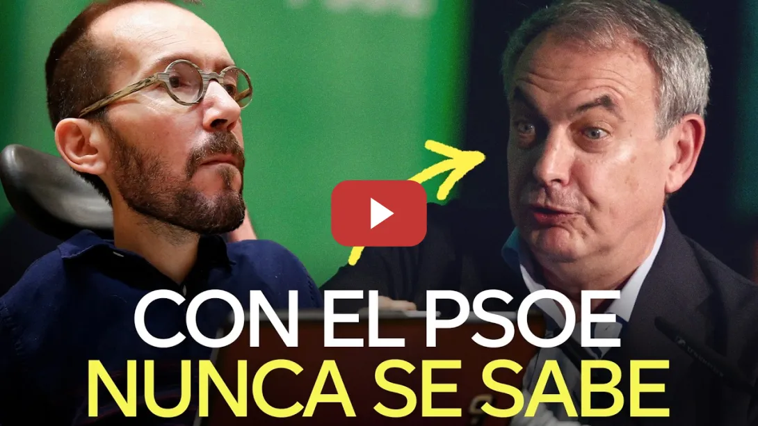 Embedded thumbnail for Pablo Echenique habla claro de la imputación de Zapatero por el Caso Plus Ultra
