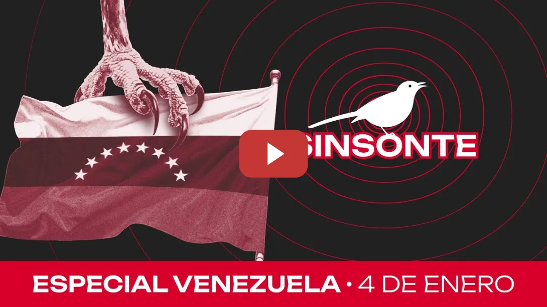 Embedded thumbnail for Estados Unidos secuestra a Nicolás Maduro PROGRAMA ESPECIAL | SINSONTE 4 de enero de 2026 1x61