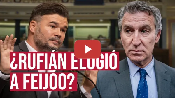 Embedded thumbnail for Así elogió RUFIÁN a FEIJÓO hasta que la cosa se torció: "Ha hecho el mejor discurso, pero..."
