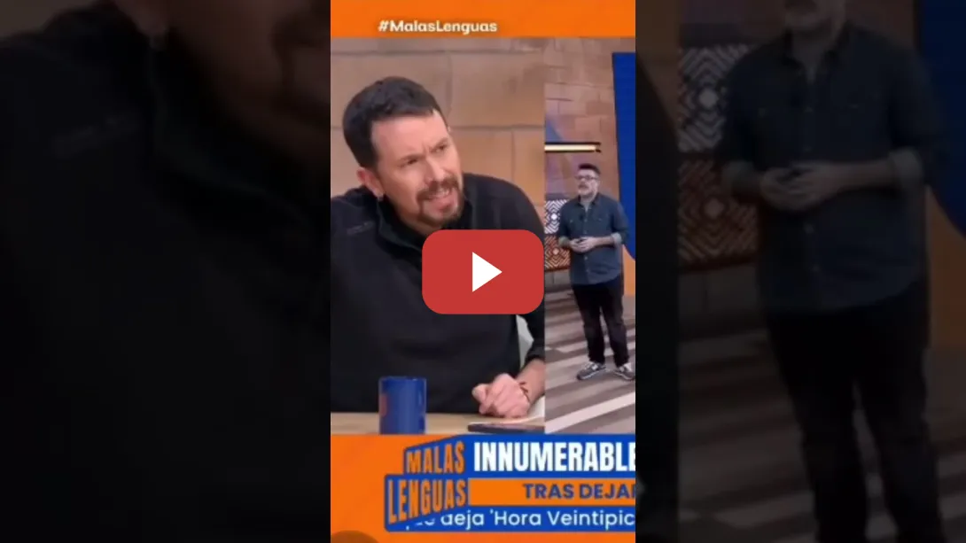 Embedded thumbnail for Pablo Iglesias ESTALLA defendiendo a Héctor de Miguel (Quequé) y cargando contra el CUÑADO de turno