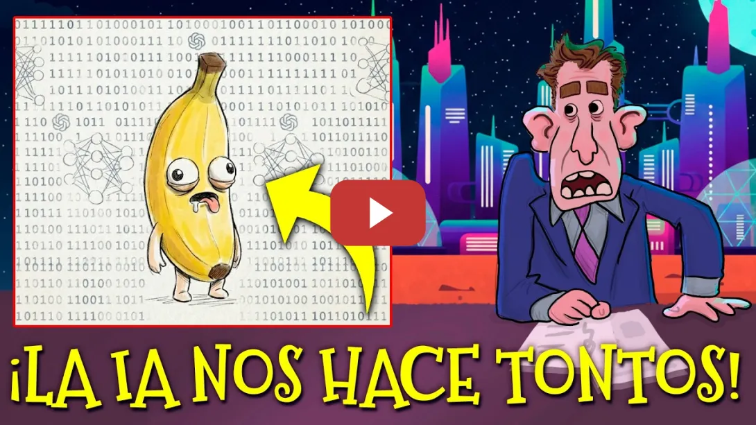 Embedded thumbnail for ¿Qué es la DEUDA COGNITIVA? La IA nos hace más tontos.