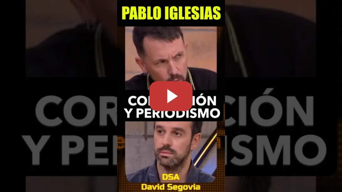 Embedded thumbnail for Pablo Iglesias, la corrupción en el periodismo.