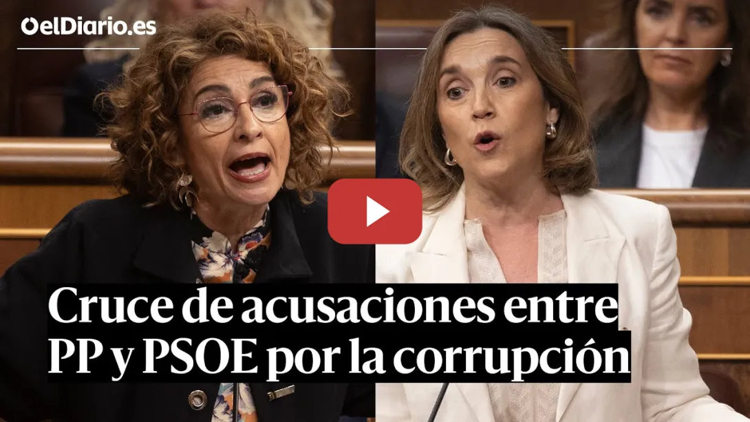Embedded thumbnail for SESIÓN DE CONTROL | PP acusa a PSOE de CORRUPCIÓN y responde: &quot;Ustedes crean una policía patriótica&quot;