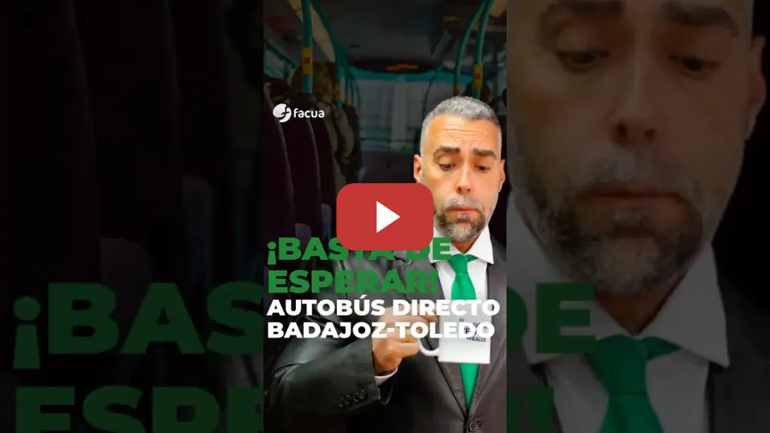 Embedded thumbnail for ¡Basta de esperar!: autobús directo Badajoz-Toledo