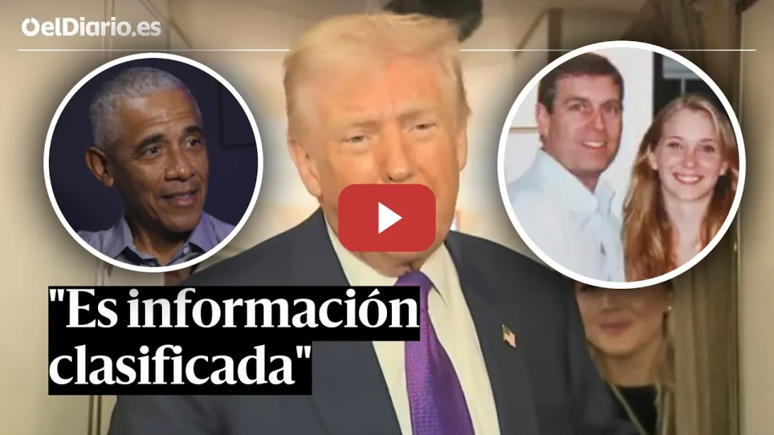 Embedded thumbnail for Trump habla de aliens y Epstein en el Air Force One