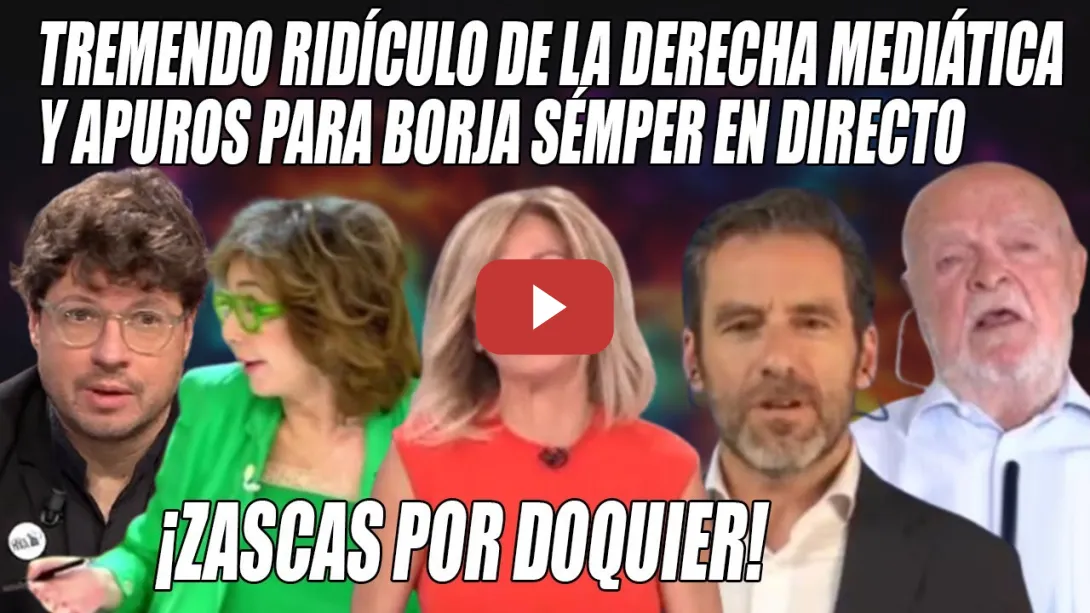 Embedded thumbnail for RIDÍCULO de Ana Rosa ante Berlín y PLETÓRICO Pallín⚡Sémper SALE ESCALDADO y López-Iglesias ESTALLAN