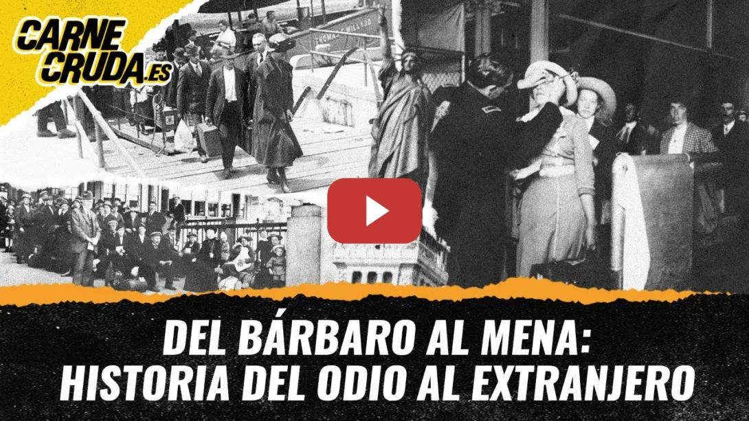 Embedded thumbnail for T11x124 - Del bárbaro al mena: historia del odio al extranjero (LA HISTORIA SE REPITE - CARNE CRUDA)