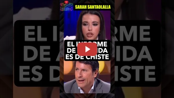Embedded thumbnail for Sarah Santaolalla, el informe sobre Sol de Almeida es de chiste.