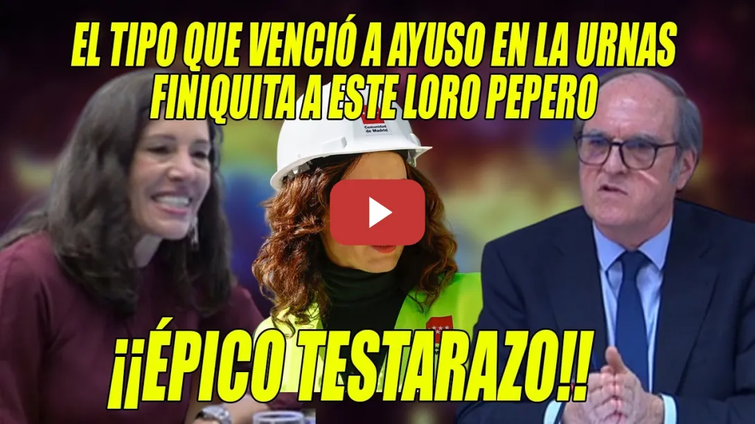 Embedded thumbnail for Sale CALENTITA esta PEPERA ante Ángel Gabilondo👏¡¿Pero QUIÉN es el PUEBLO ESPAÑOL del BUENO?!