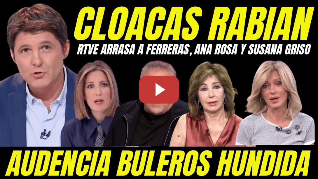 Embedded thumbnail for CINTORA HUNDE A FERRERAS Y SILVIA INTXAURRONDO A ANA ROSA Y SUSANA GRISO "CLOACA MEDIÁTICA RABIA"