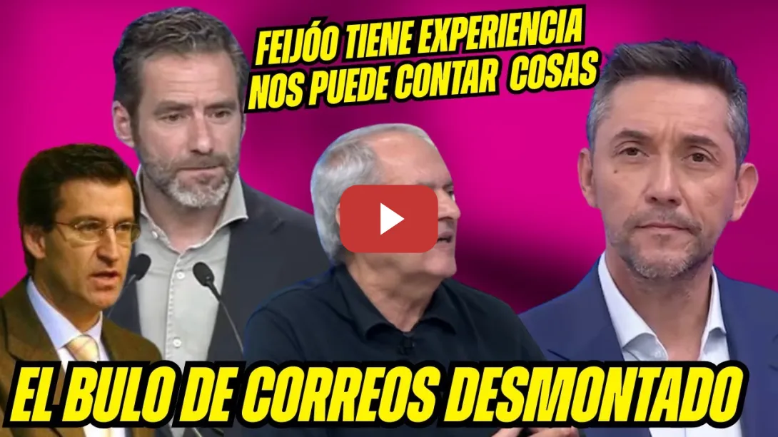 Embedded thumbnail for El PP VUELVE con el BULO de CORREOS &quot;PURO TR*MPISM0&quot; RUIZ ARRUINA otra FALACIA PEPERA!