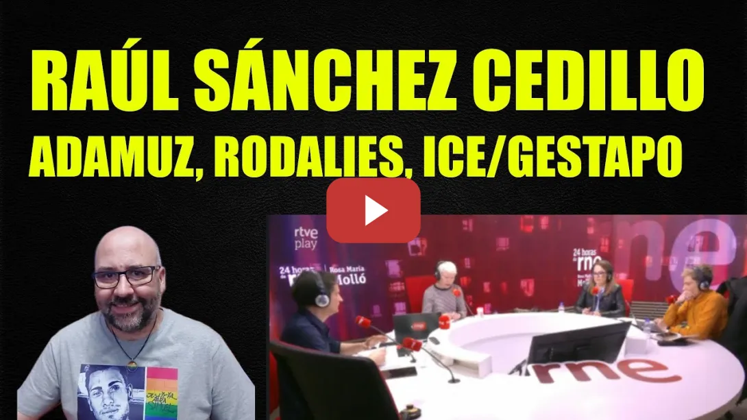 Embedded thumbnail for Raúl Sánchez Cedillo habla de Adamuz, Rodalíes y el ICE/Gestapo.