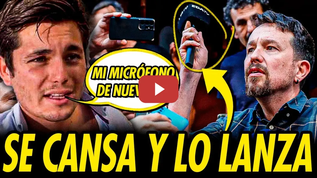 Embedded thumbnail for NUEVO LANZAMIENTO DE MICRÓFONO: PABLO IGLESIAS VS VITO QUILES