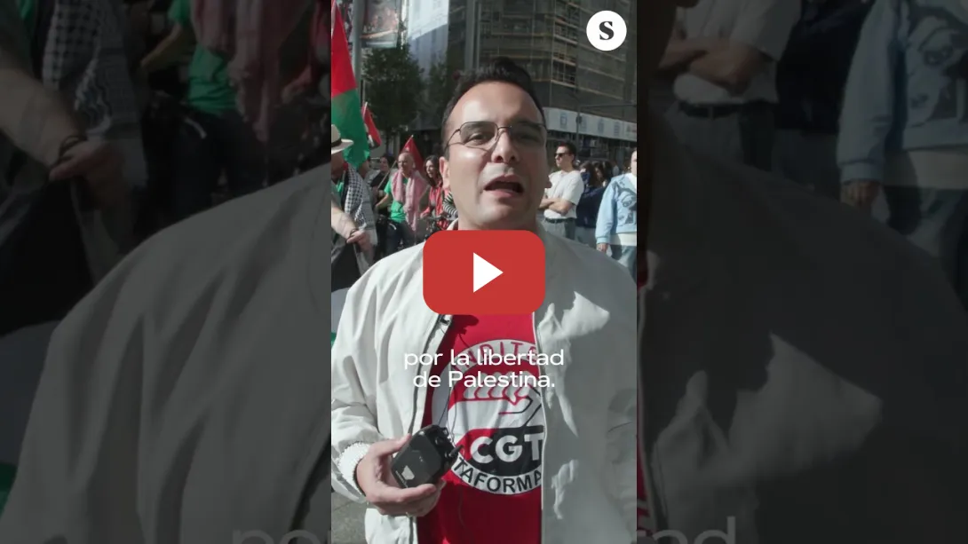 Embedded thumbnail for Huelga por Palestina en Madrid