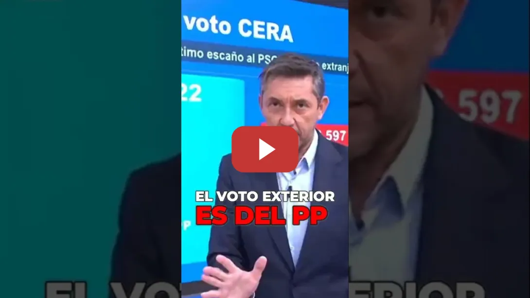 Embedded thumbnail for JAVIER RUIZ DESMONTA 2 FALACIAS 💥 Voto exterior e inmigración: así intoxica el PP