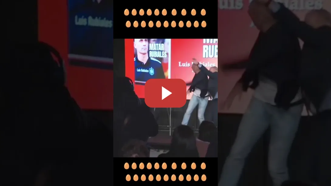 Embedded thumbnail for Le dan a Rubiales un &quot;huevito&quot; 🥚