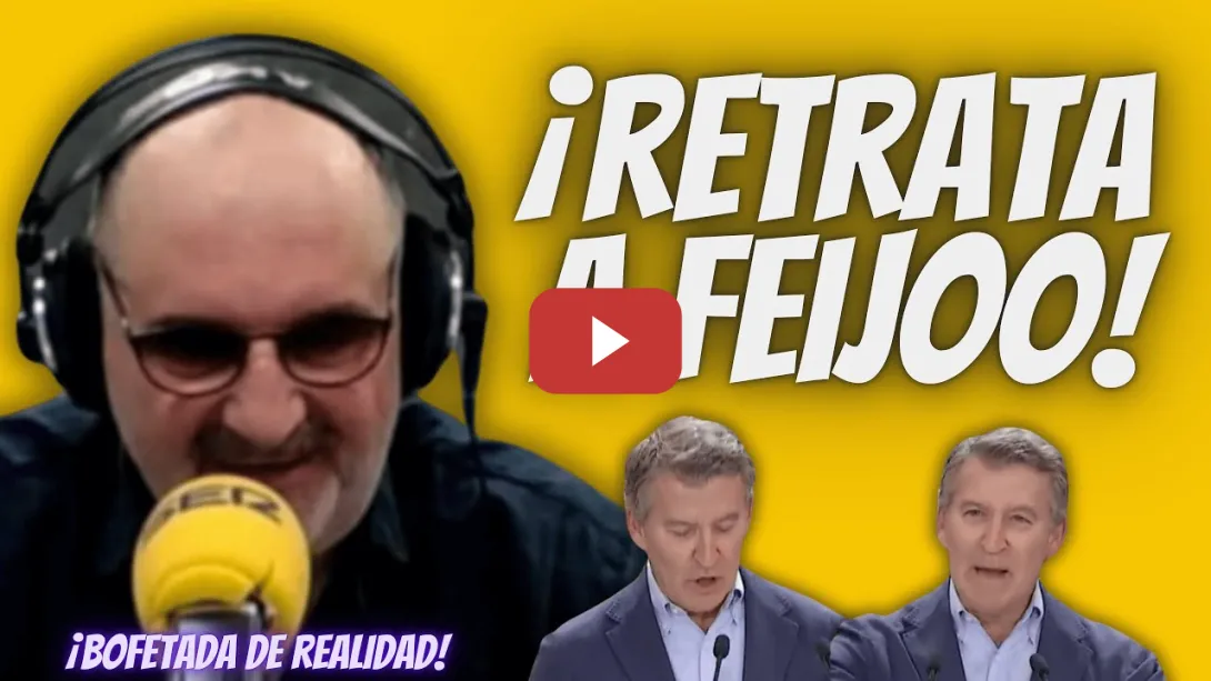 Embedded thumbnail for “BOFETADA de REALIDAD” de Antón Losada a Feijóo por PESADO y LLORÓN