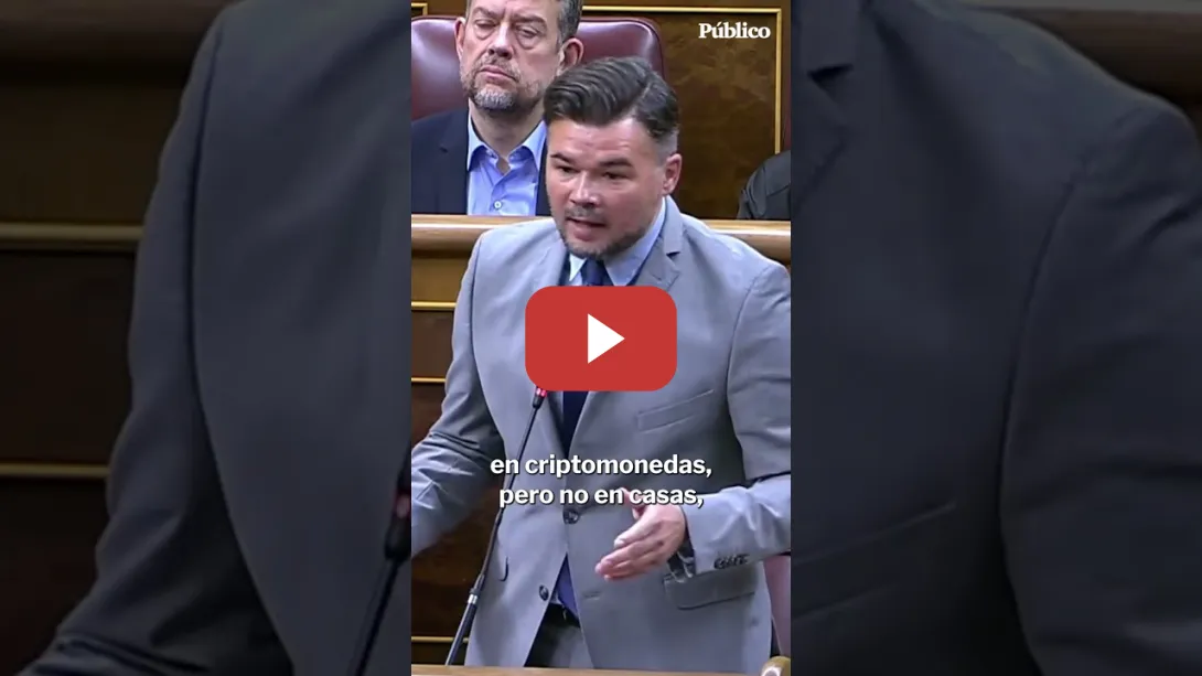 Embedded thumbnail for Gabriel Rufián recrimina al Gobierno su inacción ante la crisis de vivienda
