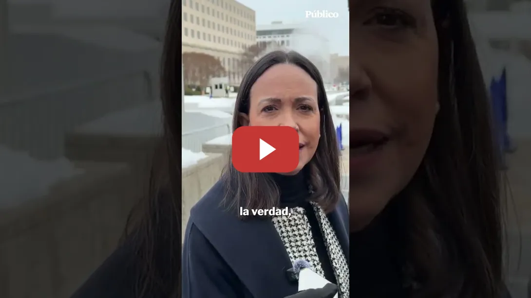 Embedded thumbnail for María Corina Machado pide una "transición real" en Venezuela tras reunirse con Marco Rubio