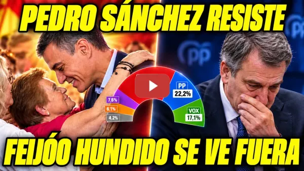Embedded thumbnail for SÁNCHEZ DEFIENDE A LOS PENSIONISTAS “CON O SIN EL PP” Y FEIJÓO NO PUEDE MIRARLES A LA CARA