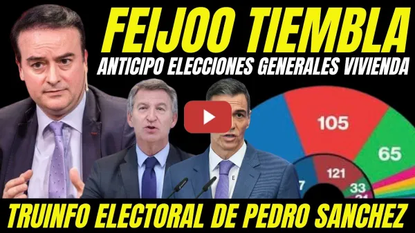 Embedded thumbnail for BOMBAZO ADELANTO ELECTORAL "IVÁN REDONDO HACE TEMBLAR A FEIJÓO TRIUNFO ELECTORAL PEDRO SÁNCHEZ"
