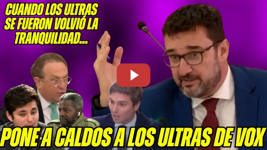 Embedded thumbnail for Ginés Ruiz FINIQUITA a los ULTRAS FACHAS de VOX &quot;¿HONOR? CACERÍAS... Da VERGÜENZA!&quot;