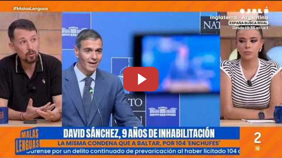 Embedded thumbnail for David Sánchez: ¿Enchufismo y lawfare? ¿Ambas son verdad?