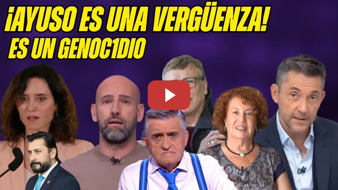 Embedded thumbnail for COLOSAL REPASO a AYUSO y sus PALMEROS PEPEROS por CÓMPLICES de ISRAEL ¡Es una IGNORANTE!