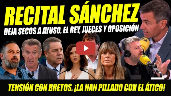 Embedded thumbnail for PEDRO SÁNCHEZ SILENCIA A AIMAR BRETOS: AYUSO QUERÍA ATICAZO CON PASTA MADRILEÑOS Y LA HAN PILLADO