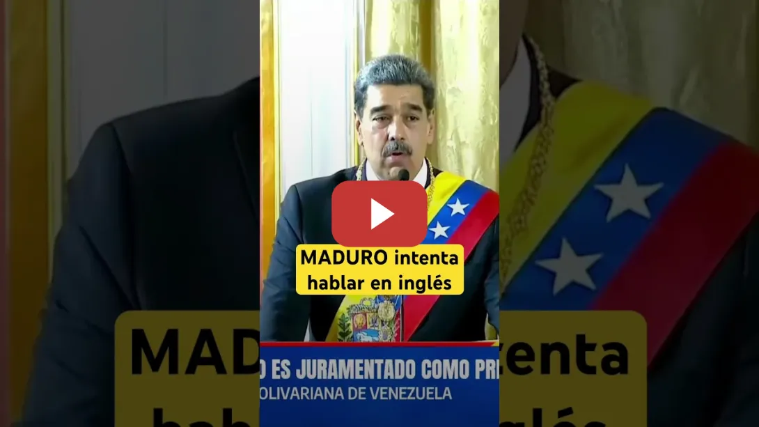 Embedded thumbnail for 🥴 #MADURO intenta hablar en INGLÉS para dirigirse a #EEUU #venezuela #shorts #maríacorinamachado