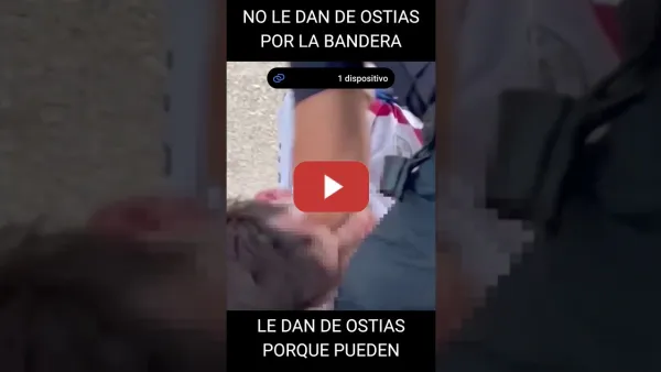 Embedded thumbnail for La policía da de palos a un aficionado en Elche