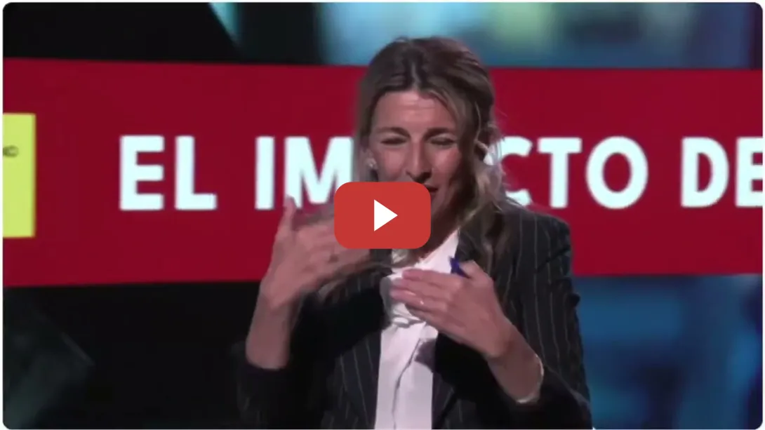 Embedded thumbnail for Yolanda Díaz, sobre la reducción a 37,5h semanales &quot;Yo creo que la vamos a aprobar este año&quot;