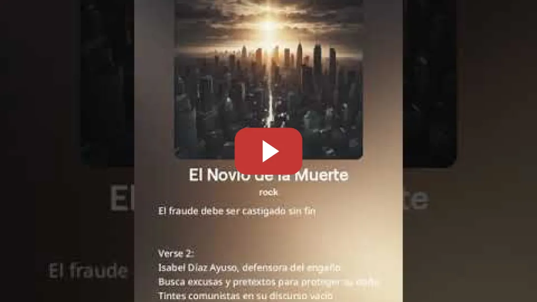 Embedded thumbnail for El Novio de la Muerte / Canción &quot;Suno AI&quot;