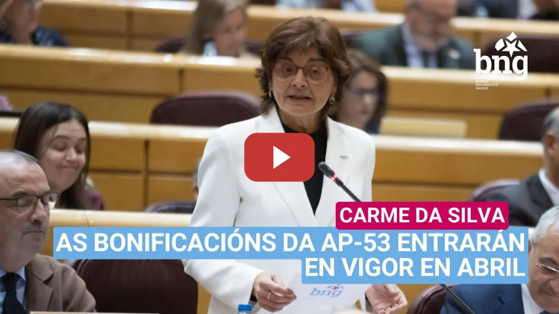 Embedded thumbnail for Carme da Silva: «As bonificacións da AP-53 entrarán en vigor en abril»