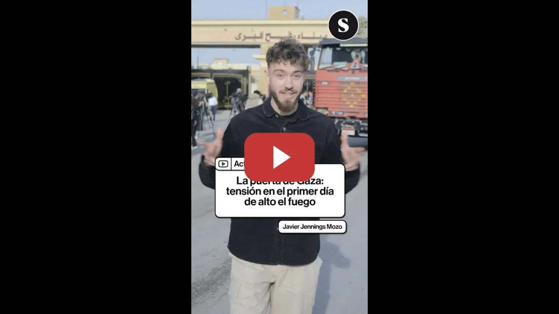 Embedded thumbnail for La puerta de Gaza:tensión en el primer día de alto el fuego