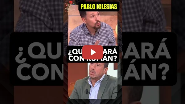 Embedded thumbnail for Pablo Iglesias, Rufián es un activo fuera de Cataluña. IU recurrirá a Podemos.