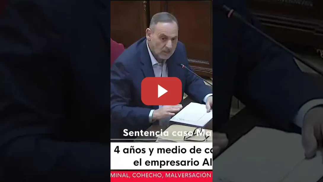 Embedded thumbnail for 24 AÑOS DE CÁRCEL PARA ÁBALOS, MINISTRO Y SECRETARIO  DE ORGANIZACIÓN NOMBRADO POR PEDRO SÁNCHEZ