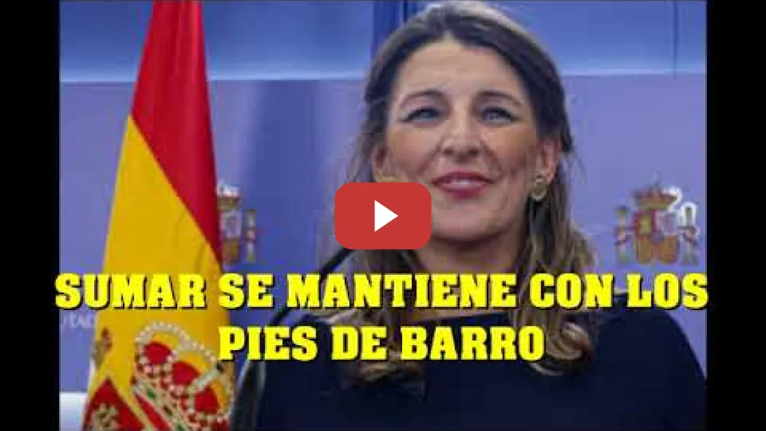 Embedded thumbnail for Sumar se mantiene CON PIES DE BARRO