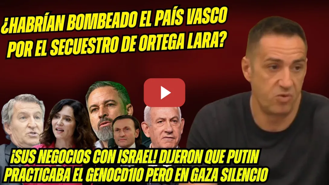Embedded thumbnail for Emilio Delgado PONE en su SITIO a PP y VOX por CÓMPLICES de ISRAEL ¡Sus VÍNCULOS con el SIONISMO!