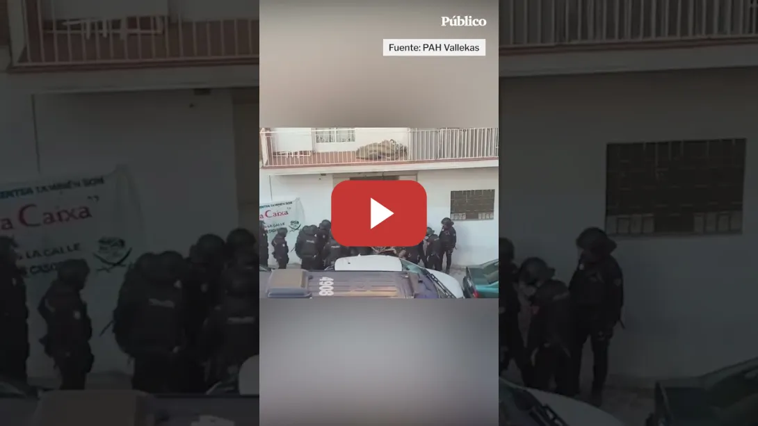 Embedded thumbnail for VIOLENCIA POLICIAL en el intento de desahucio de Adolfo, su hija y su nieto menor de edad