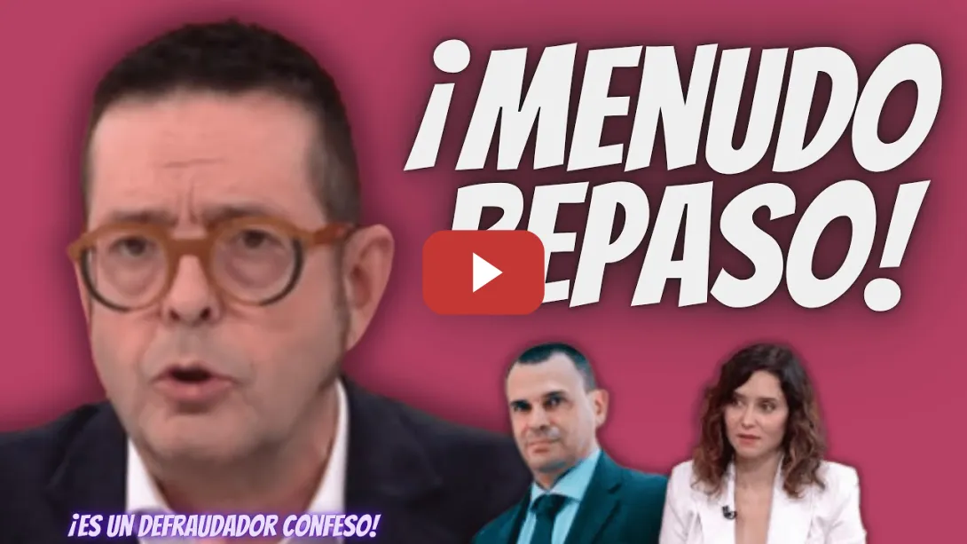 Embedded thumbnail for “ARREMETE” contra el NOVIO de Ayuso - Xabier Lapitz le llama DEFRAUDADOR CONFESO en DIRECTO