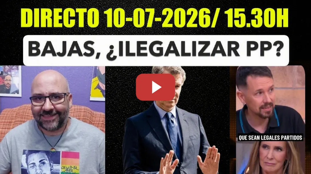 Embedded thumbnail for Feijóo y sus bajas. DIRECTO 10-07-2026/ 15.30H